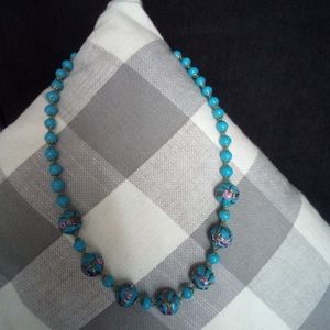 Vintage Murano Venetian Art Glass Beads Necklace